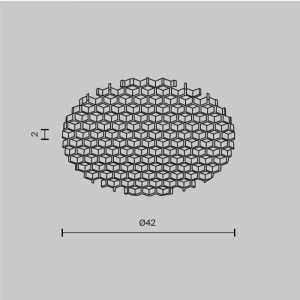 Антибликовый фильтр Dip HoneyComb001-D41.5